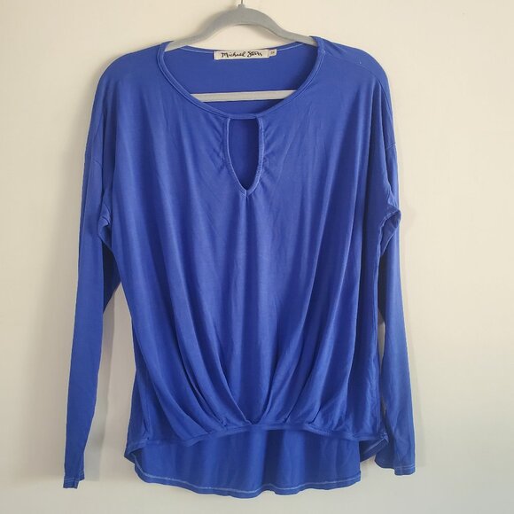 Michael Stars Tops - Michael Stars Women's Casual Top One Size Blue Neutral Capsule Wardrobe Relaxed